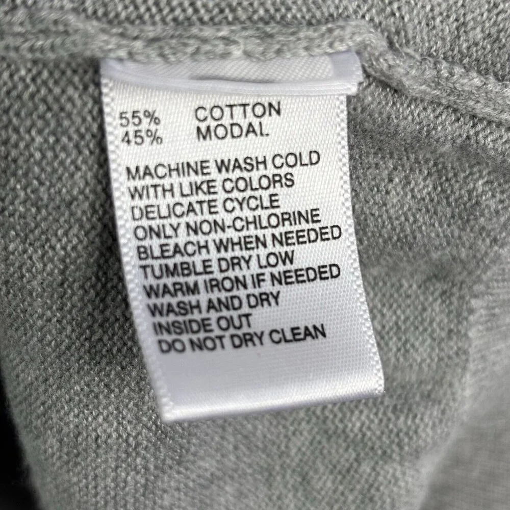 Greg Norman Mens Sweater Vest M Gray blue Golf Argyle Spring Preppy Academia - Picture 5 of 9